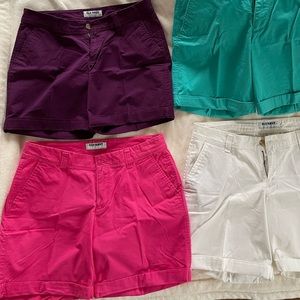 4 pair - cotton shorts size 6 - ALL 4 for one price